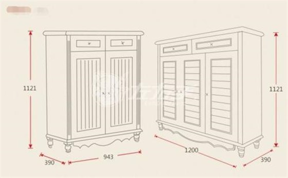 一般鞋柜尺寸是多少？鞋柜尺寸標準尺寸