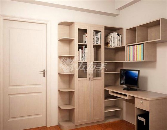 轉(zhuǎn)角書桌書柜設(shè)計圖