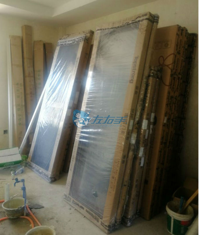 左右手湖北黃岡陽光窗、生態(tài)門、中空門安裝案例2