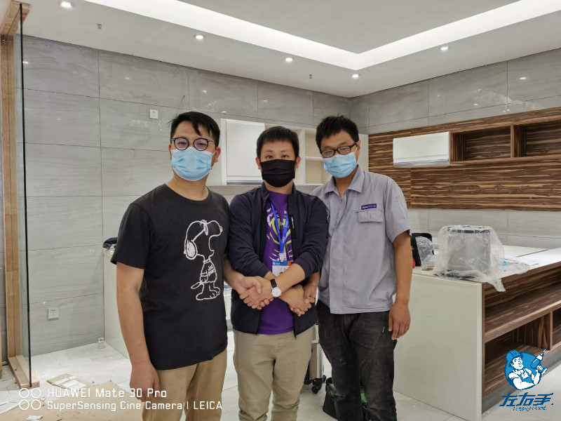 廣西左右手安裝案例|堅持左右手服務(wù)理念：服務(wù)一家，滿意一家！