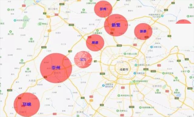 成都的家居產業(yè)地域分布