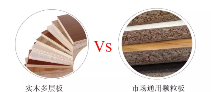 實(shí)木家居定制：定制家居該選實(shí)木顆粒板還是多層板？