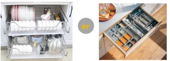 抽屜拉手滑道：櫥柜抽屜免費定制，還需要拉籃嗎？