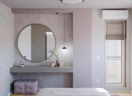 臥室梳妝臺(tái)效果圖：空間小沒關(guān)系，這些梳妝臺(tái)設(shè)計(jì)實(shí)用美觀占地少！