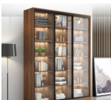 起居室效果圖設(shè)計(jì)，小客廳應(yīng)該買怎樣的展示柜？