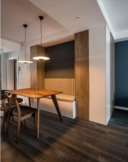 復(fù)式樓裝修案例：卡座+榻榻米+隱形儲(chǔ)藏室，收納無敵