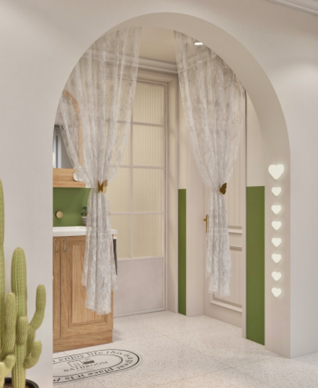 pvc浴室柜廠家：干濕二分離，浴室柜做轉(zhuǎn)角設(shè)計擴容2倍