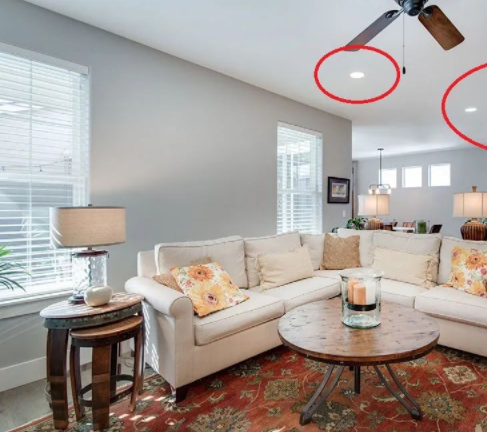 客廳裝修圖片：客廳裝修怎么選擇燈具，裝射燈還是筒燈？