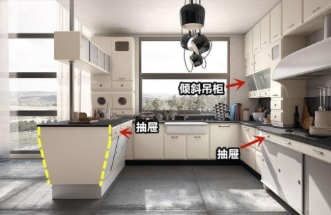 廚房墻磚改造：廚房你們會(huì)這樣定制地柜嗎？
