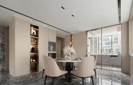 衣帽間門尺寸：最豪橫的新房，這效果才叫高級，主臥室還帶有獨立衣帽間