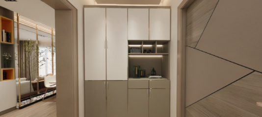 玄關(guān)效果圖設(shè)計：玄關(guān)如何設(shè)計才能不浪費空間？