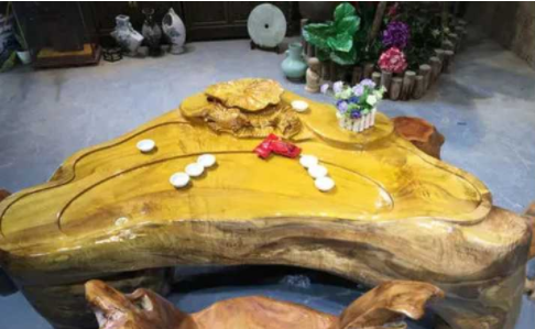 樟木根雕茶幾價格，根雕茶幾如何保養(yǎng)?