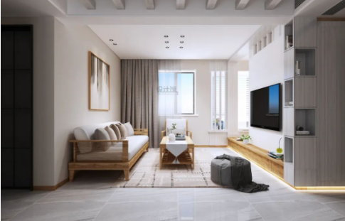 石材茶幾架：茶幾尺寸如何選？客廳無茶幾效果如何？