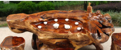 樟木根雕茶幾價(jià)格，根雕茶幾空心部位有蟑螂怎么辦