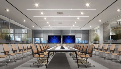 中型精品辦公室裝修，辦公室裝修中燈光如何設(shè)計(jì)？