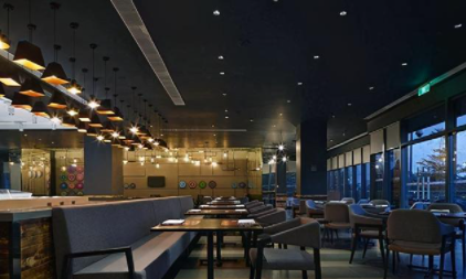 餐廳裝修效果圖：西餐廳裝修效果如何布局適合的桌椅呢？