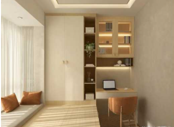 小戶型家裝設(shè)計，小戶型書房怎么做收納？