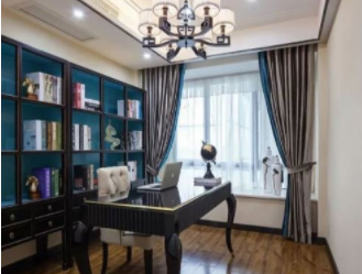 窗簾定做加盟：書(shū)房適合裝什么樣的窗簾呢？