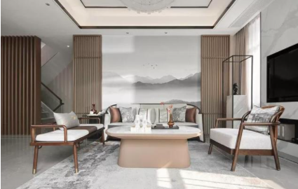 多功能升降茶幾：絕美新中式，利用家具打造出高級感，茶幾更是點睛之筆