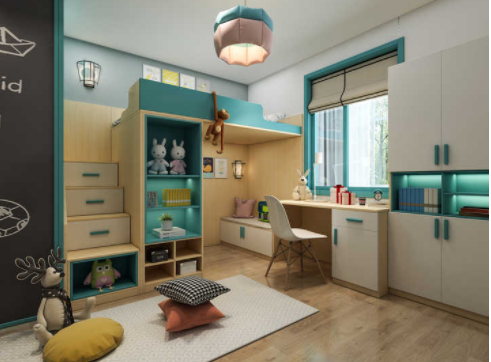 【兒童房設計與裝修】兒童房定制家具的時候，顏色有什么講究嗎？