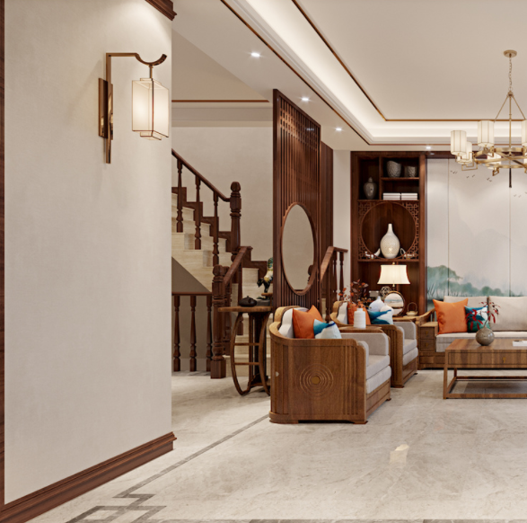 室內(nèi)裝修設(shè)計(jì)圖：裝修設(shè)計(jì)中，新中式風(fēng)格的設(shè)計(jì)要點(diǎn)如何把控？