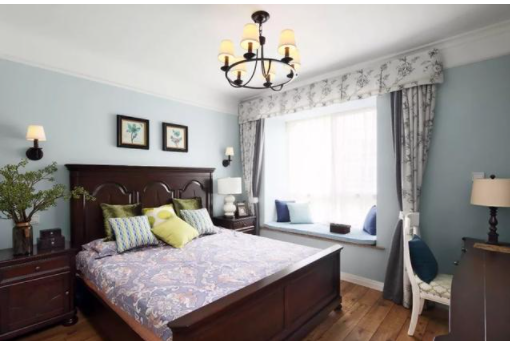 【飄窗窗簾設(shè)計(jì)】臥室有飄窗，窗簾可以這樣裝