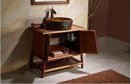 【整體實(shí)木浴室柜】紅木實(shí)木浴室柜好不好，紅木家私浴室柜選購要點(diǎn)